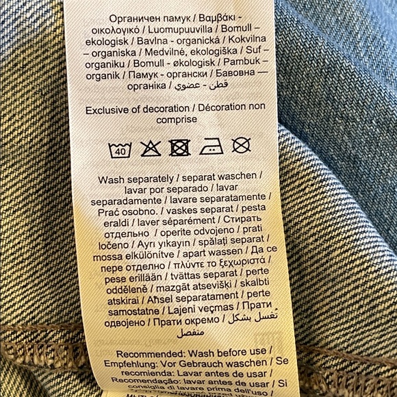 ALIGNE M/L Organic Cotton Denim Maxi Dress Scandinavian Style - Picture 10 of 10